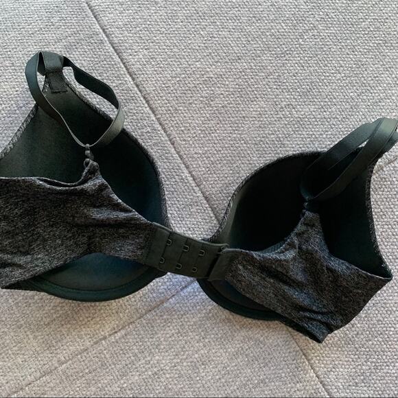 Victoria's Secret VS Uplift Semi Demi Bra Heather Gray 32DD - Picture 4 of 7
